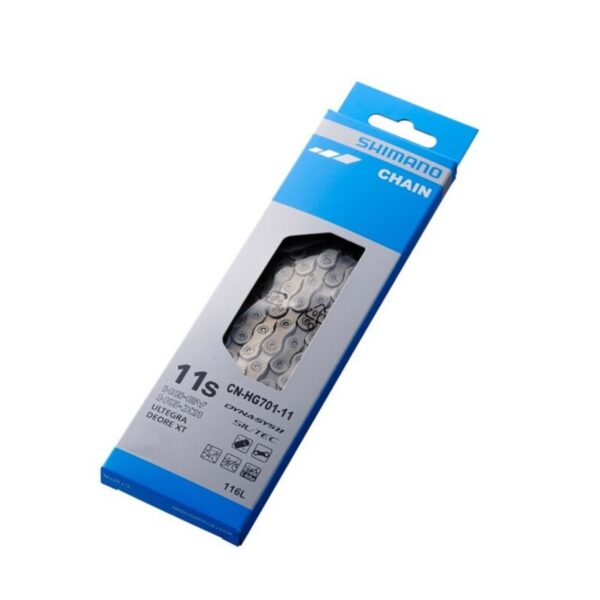 Chaîne Shimano XT/Ultegra HG701 11v 138 maillons (+Quick-Link)