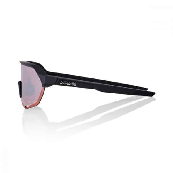 Lunettes 100% S2 Noir Mat Soft Tact