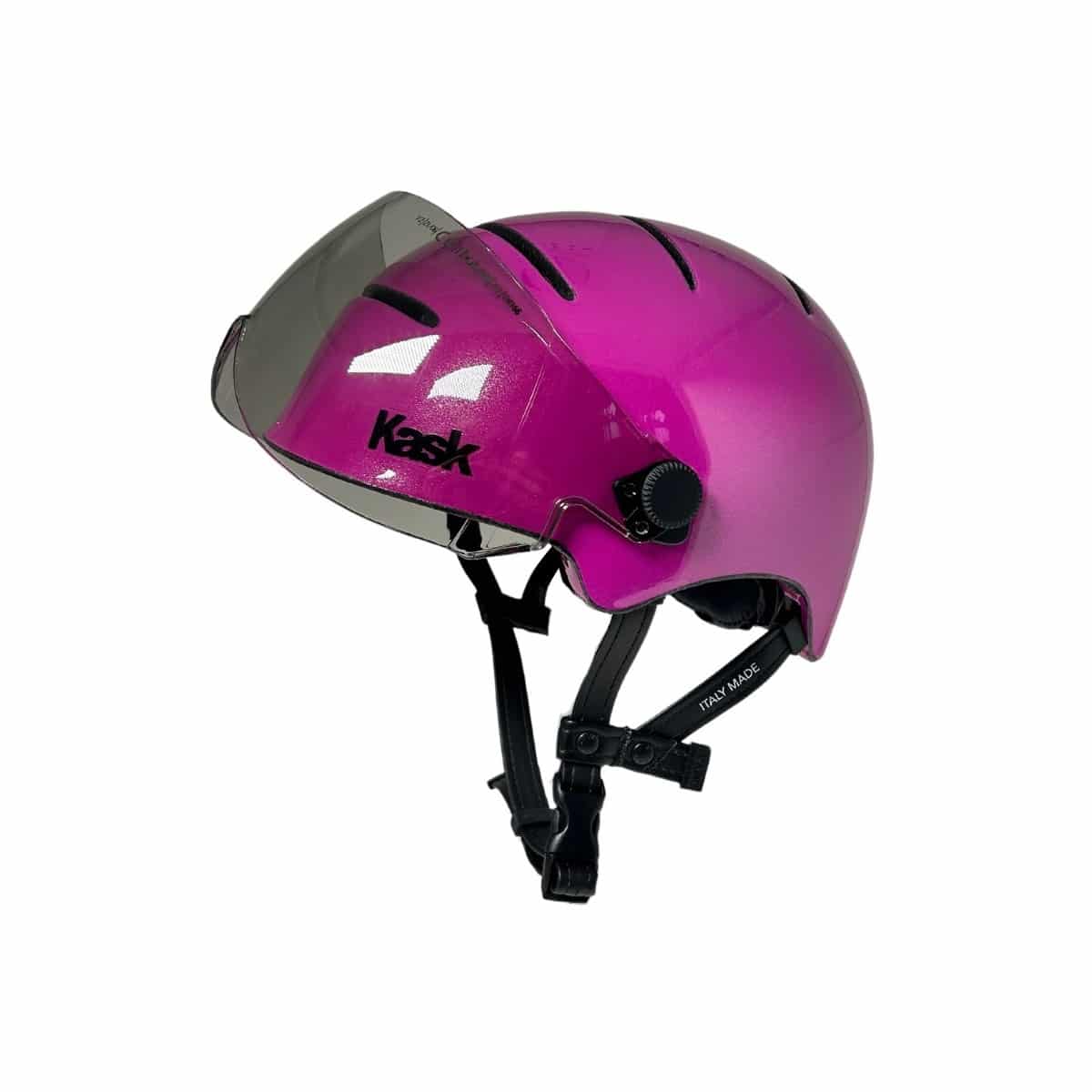 Casque Urbain Kask Urban Lifestyle - Mixte Adulte - Visière - Lanières En Cuir - Fabriqué En Italie - Taille M