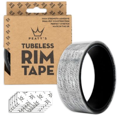 fond de jante tubeless flap peaty's rim job 30mm x 9 mètres