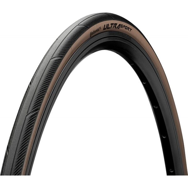pneu urbai continental ultra sport iii noir beige 700x28c