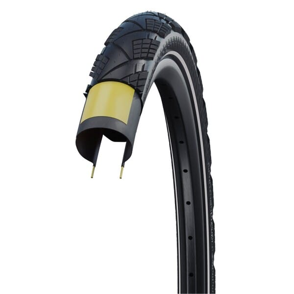pneu urbain schwalbe marathon efficiency souple noir hs617