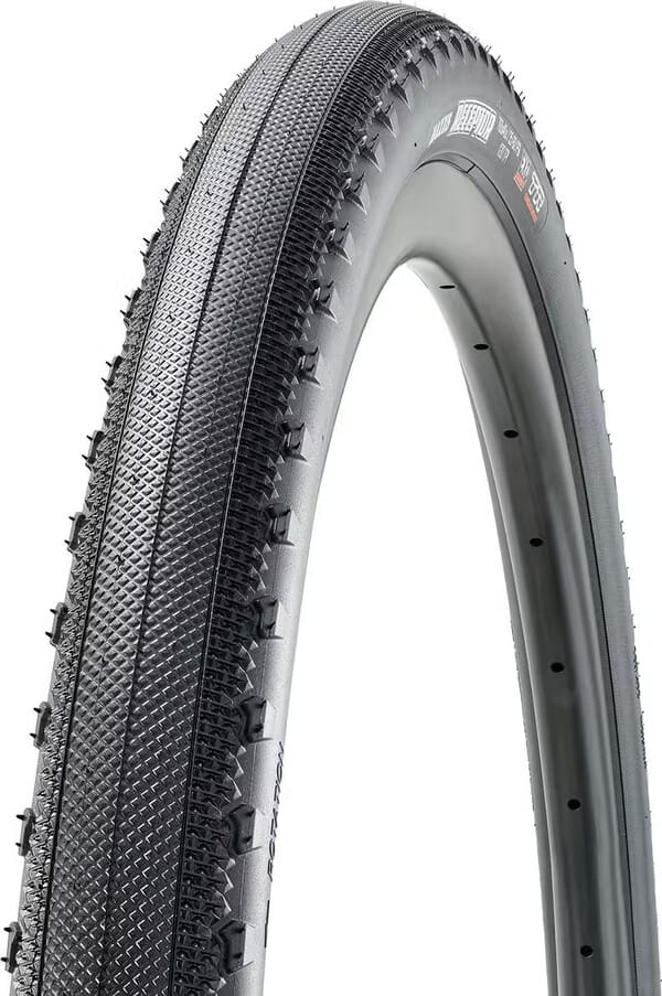 pneu gravel maxxis receptor 700 mm tubeless ready souple exo protection dual compound