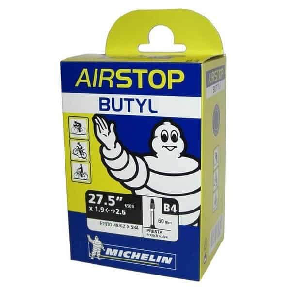 chambre vtt michelin caa vtt airstop b4 27.5 x 1.9 2.5 std 34mm