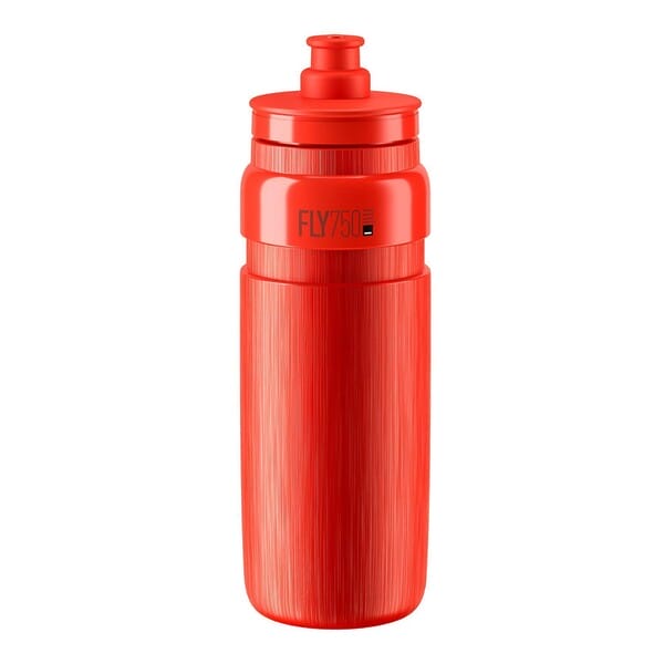 shimano bidon fly tex rouge. logo gris 750ml