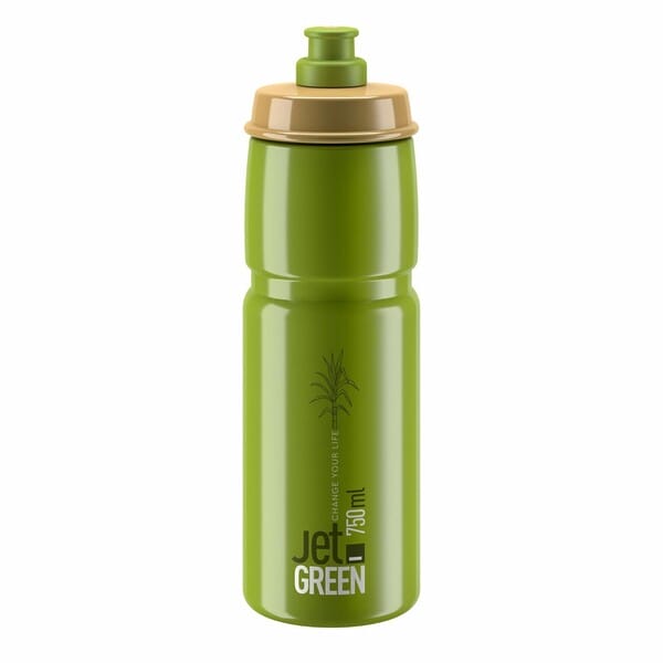 shimano bidon jet green vert olive logo blanc 
