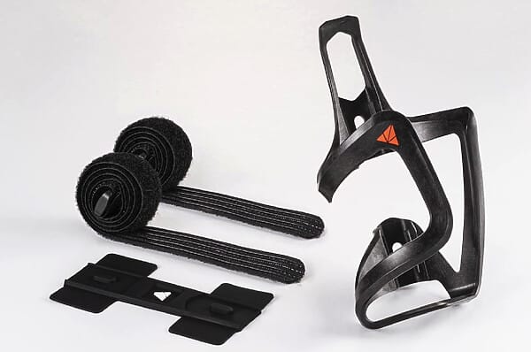 porte bidon aux e+ carbon noir mat, strap e bike (cadre sans fixation bidon) (copie)