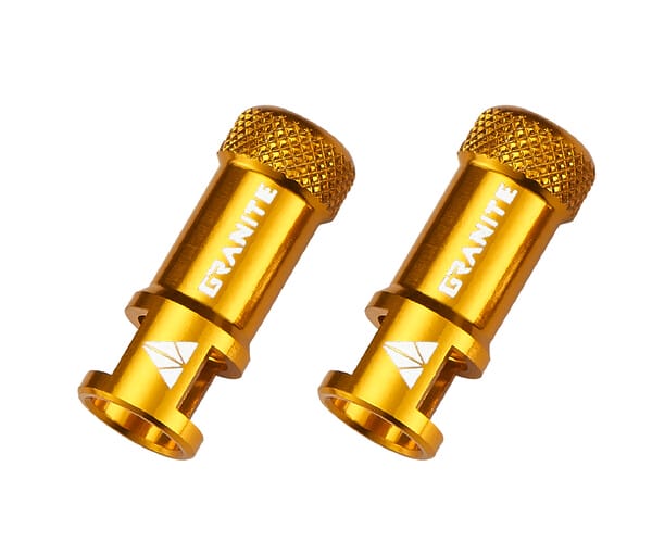 paire de bouchons démonte obus granite design juicy nipple presta